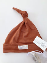 Load image into Gallery viewer, Top knot beanies (grey, olive and caramel)
